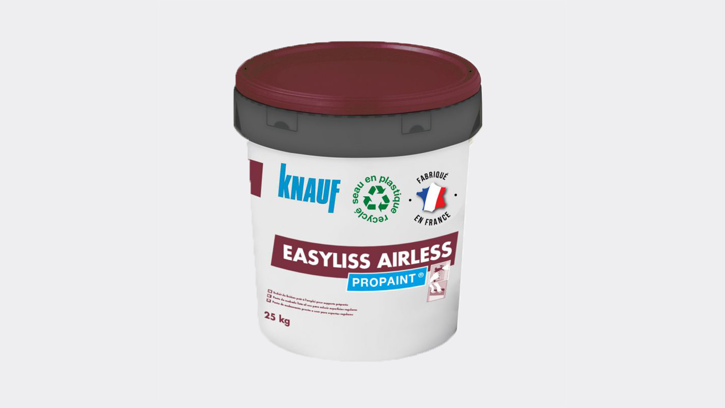 Knauf Propaint Easyliss Airless - Enduit prêt à l'emploi de lissage et finition pour les peintres