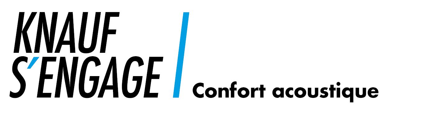 Logo Knauf s'engage : Confort acoustique