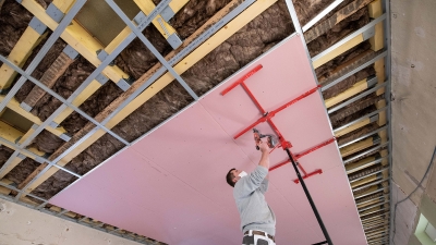 Rénovation d'un ERP avec le plafond feu 60’ Knauf Métal Chrono 