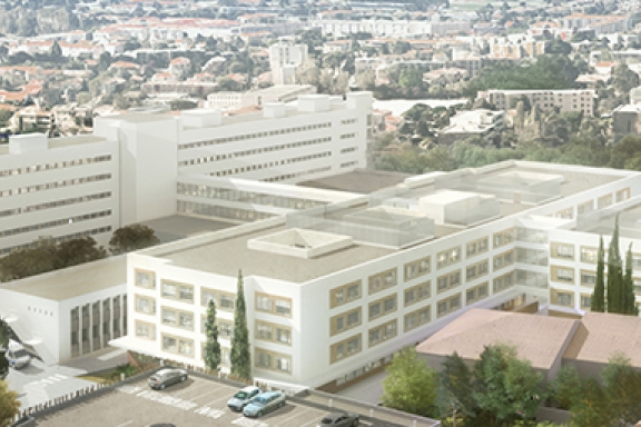 Centre hospitalier d'Aix en Provence : réalisé à l'aide d'objets BIM Knauf
