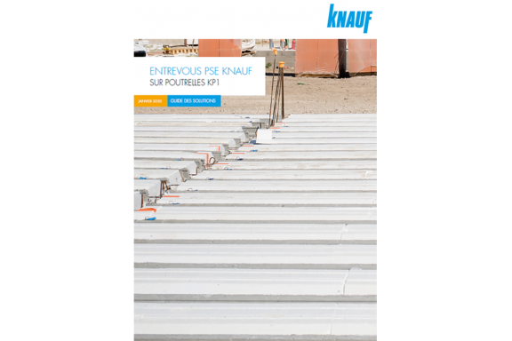 Couverture guide Knauf - entrevous PSE sur poutrelles KP1