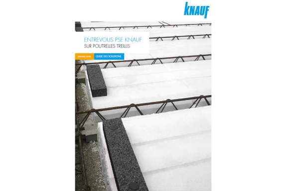 Couverture guide Knauf - entrevous PSE sur poutrelles treillis
