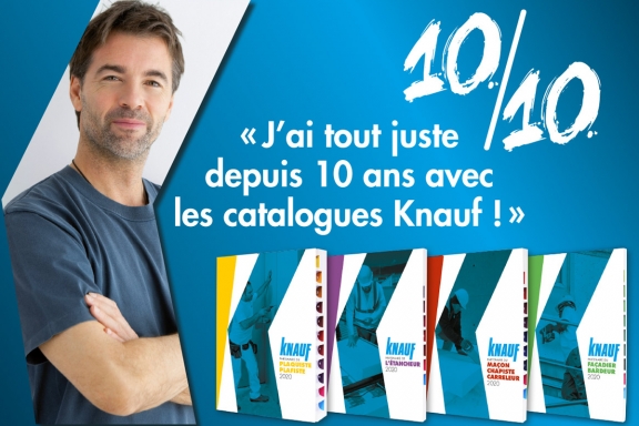 Les catalogues Knauf fêtent leurs 10 ans ! 