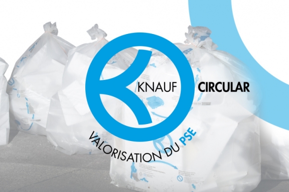 Lancement de Knauf Circular : recyclage du polystyrène expansé