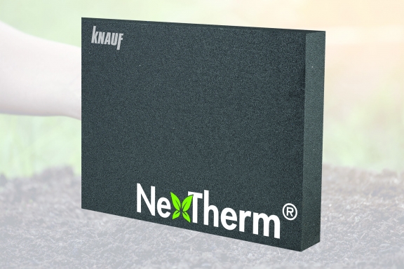 Knauf NEXTherm - isolant en polystyrène expansé (PSE) très bas carbone