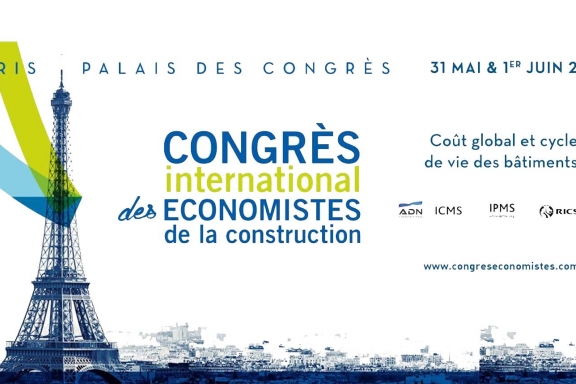 Knauf vous donne rendez-vous au Congrès international des Économistes de la construction à Paris, du 31 mai au 1er juin !