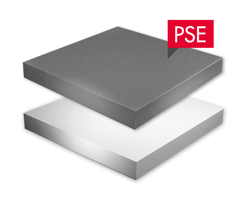 Polystyrène expansé PSE blanc et gris