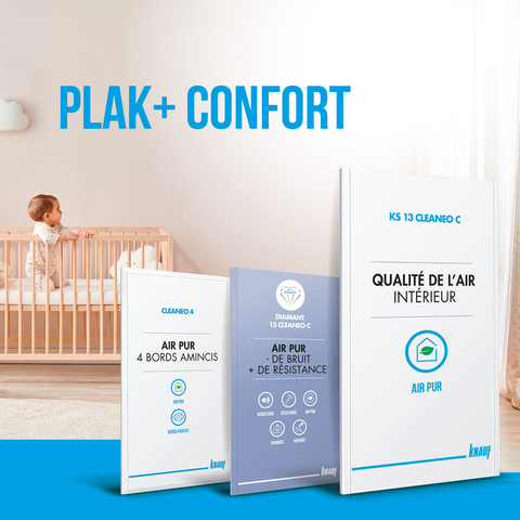 Plak + Confort Knauf qualité de l'air intérieur