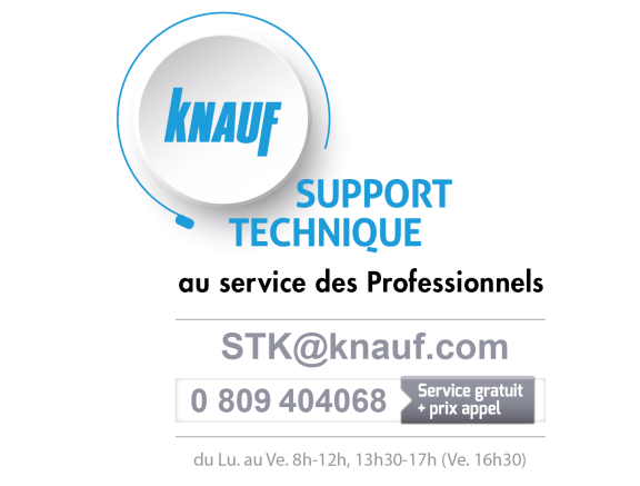 Logo support technique Knauf France 2024