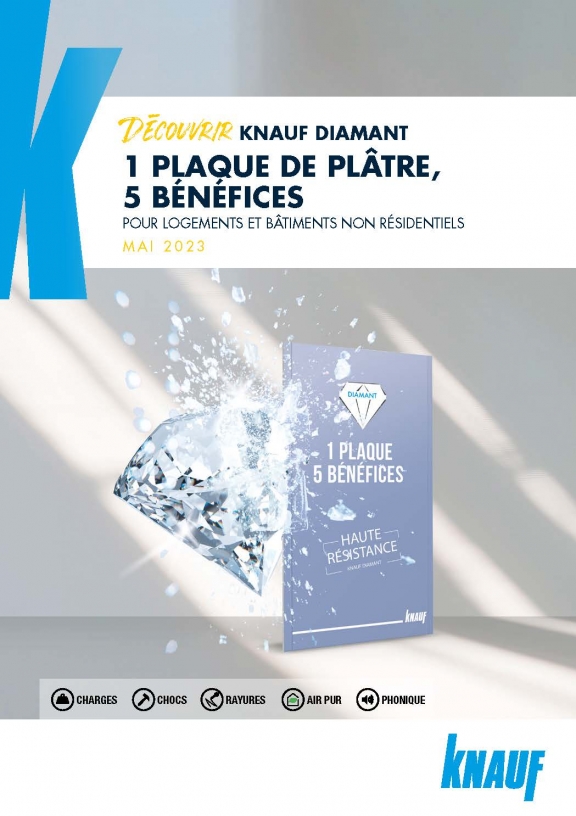 Documentation Plaque de plâtre 5 en 1 Knauf Diamant