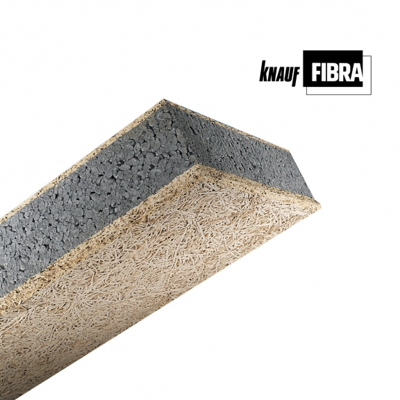 Fibra ULTRA+ Phonik (remplace le Fibra ULTRA Phonik Clarté) – Panneau en laine de bois avec isolant - Knauf Fibra – Knauf