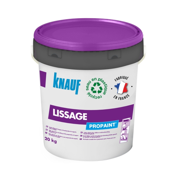 Knauf Propaint® Lissage - Enduit prêt à l'emploi – Préparation des supports – Knauf